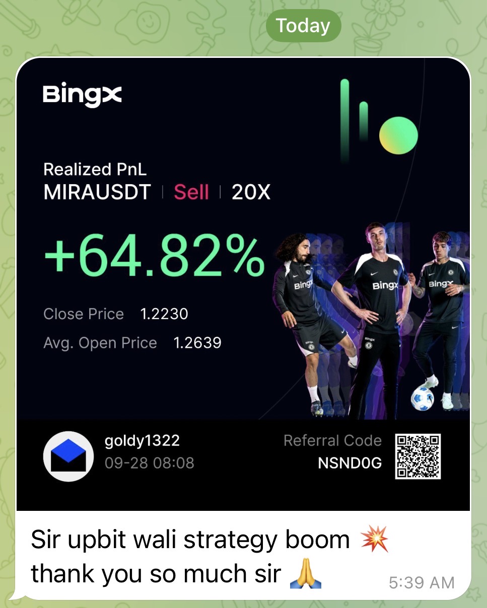 BingX user profit screenshot 5